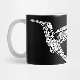 White Hummingbird Mug